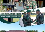 Korem 022/PT Gelar Upacara HUT TNI ke – 80