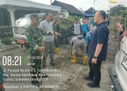 Sinergi TNI, Polri, dan Warga: Danramil 03/Siantar Selatan Pimpin Gotong Royong di Gang Banjarnahor