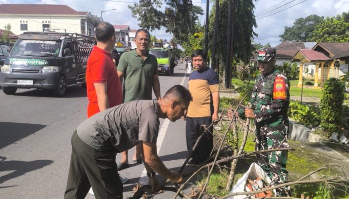 TNI, Polri, dan Pemerintah Daerah Bersatu dalam Aksi Gotong Royong di Pematang Siantar