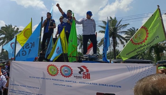 Solidaritas Buruh menggema di Sei Mangke: FSP KEP SPSI Desak PT Alliance Hentikan Arogansi Dan patuhi aturan Disnaker 