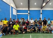 BRI Kanca Perdagangan Gelar Pertandingan Persahabatan Bulu Tangkis Bersama PB Maju Indrapura