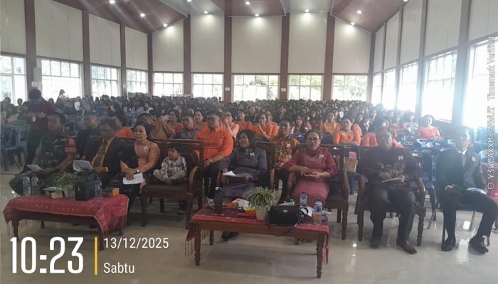 Babinsa Koramil Sidamanik Hadiri Perayaan Natal SMA Negeri 1 Sidamanik, Tanamkan Nilai Terang Kristus bagi Generasi Muda