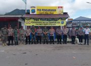 Sinergi Aparat Jaga Kenyamanan Nataru, Pos PAM Saribudolok Berjalan Kondusif