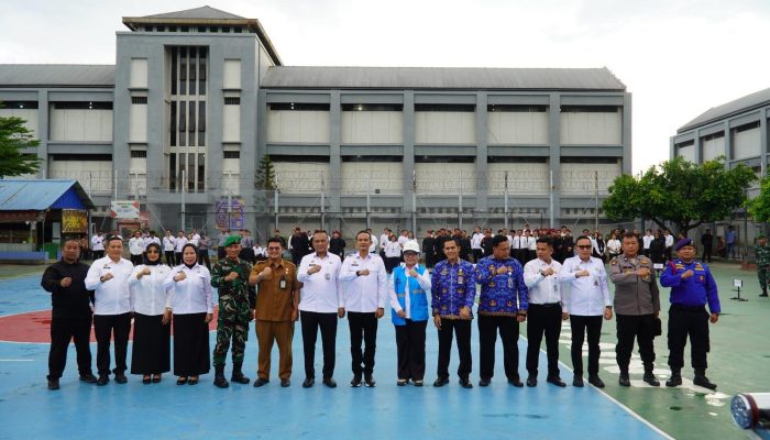 Rutan Kelas I Medan Ikuti Apel Siaga Nataru, Perkuat Kesiapsiagaan dan Sinergi Pengamanan