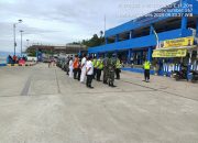 Jaga Pintu Danau Toba, Personel Gabungan Siaga di Pospam Terpadu Pelabuhan Tigaras