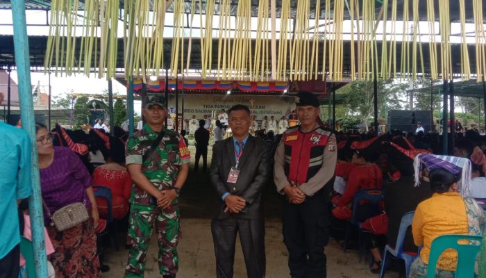 Sinergi TNI–Polri Jaga Kekhidmatan Perayaan Natal Tiga Paroki OFMCon di Dolok Pardamean
