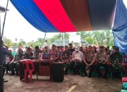 Mewakili Dandim, Kasdim 0207/Simalungun bersama Forkopincam Siantar Marimbun Ikuti Vidcon Panen Raya Swasembada Pangan Bersama Presiden RI