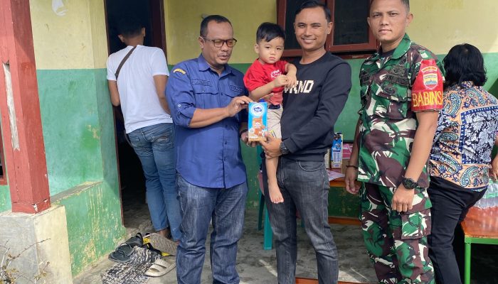 Babinsa Siantar Selatan Dampingi Posyandu, Wujud Kepedulian TNI terhadap Kesehatan Ibu dan Anak