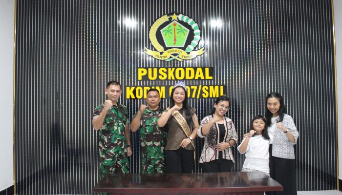 Dandim 0207/Simalungun Dukung Sweety Angelina Nainggolan Menuju Grand Final Pemilihan  Miss Tourism Indonesia 2026