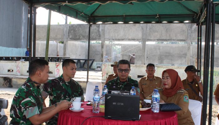 Danrem 022/PT, dan Dandim 0207/Simalungun   Ikuti Vidcon Rapat Evaluasi Pembangunan KDKMP di Nagori Karang Anyar 