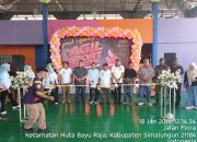 Babinsa Koramil 06/Perdagangan Hadiri Grand Opening Agil Sport Center di Marihat Bandar