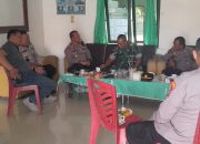 Pererat Sinergi TNI–Polri, Danramil 06/Perdagangan Sambut Kunjungan Kapolsek Baru