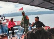 Demi Keselamatan Bersama, Babinsa Ingatkan Penumpang Kapal di Tigaras