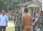 Dandim 0207/Simalungun Tinjau Progres Pembangunan KDKM di Dua Desa