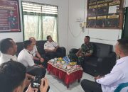 Danramil 14/Raya Terima Kunjungan Kerja Pegawai Lapas Narkotika Raya, Perkuat Sinergi Keamanan Wilayah