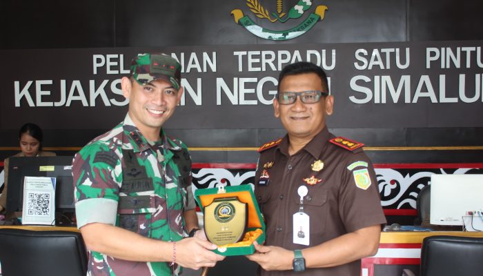 Pererat Sinergi TNI–Kejaksaan, Dandim 0207/Simalungun Kunjungi Kejari Simalungun
