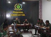 Dandim 0207/Simalungun Pimpin Rapat Koordinasi Pelaksanaan Korps Kadet Republik Indonesia (KKRI)