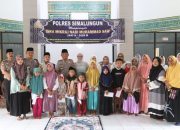 Polres Simalungun Peringati Isra Mi’raj dengan Santunan Anak Yatim, Kapolres: “Polri Bukan Hanya Penegak Hukum, Tapi Juga Penolong