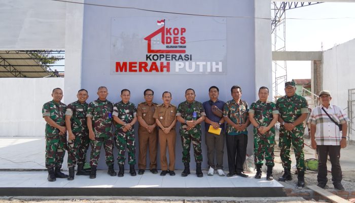 Kasdim 0207/Simalungun Dampingi Kunjungan Kerja Irdam I/BB Tinjau Lokasi Pembangunan KDKMP di Tomuan