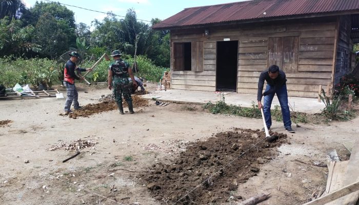 Pra TMMD ke-127, Kodim 0207/Simalungun Bangun Harapan Lewat Renovasi Rumah Warga di Simalungun