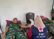 Dalam Rangka HUT Ke-80 Persit, Kodim 0207/Simalungun Gelar Donor Darah