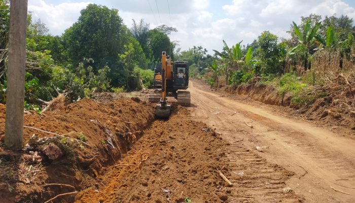 Sentuh Kebutuhan Warga, Pra TMMD ke-127 Kodim 0207/Simalungun Mulai Pembangunan Drainase