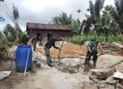 Lewat Program TMMD Ke 127 Tahun 2026, Personel Kodim 0207/Simalungun Bangun Rumah Warga di Nagori Bahapal