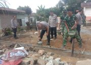 Tak Sekadar Bangun Rumah RTLH, Satgas TMMD Bersama Polres Simalungun dan Warga Bangun Asa Keluarga Bapak Abdul Saragih