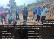 Danramil Saribu Dolok Hadiri Peletakan Batu Pertama KMP Naga Bosar, Wujud Semangat Bangun Ekonomi Nagori