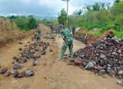 Satgas TMMD ke-127 Kodim 0207/Simalungun Perkuat Badan Jalan di Nagori Limag, Akses Warga Kian Kokoh