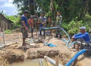 Satgas TMMD ke-127 Kodim 0207/Simalungun Lanjutkan Pengerjaan Sumur Bor di Silou Raya