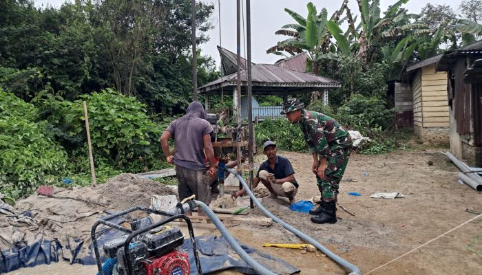 Sumur Bor TMMD ke-127 Tembus 50 Meter, Harapan Air Bersih Mengalir di Dusun Raya Mas