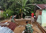 Sentuhan Harapan di Nagori Limag, Personil Satgas TMMD Ke-127 Kodim 0207/Simalungun Bangun Pondasi Rumah Warga