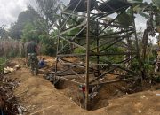 Satgas TMMD Ke-127 Genjot Pembangunan MCK di Nagori Limag
