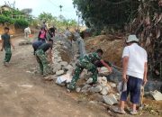 Satgas TMMD Ke-127 Kebut Pengerjaan Drainase di Nagori Limag