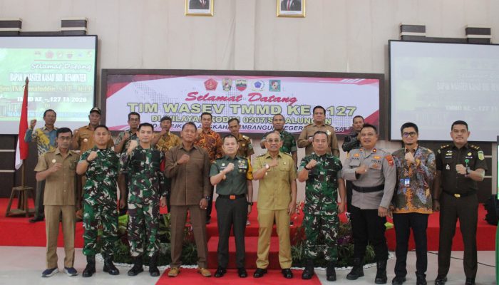 Bupati Simalungun Sambut Hangat Kunjungan Tim Wasev TMMD ke-127 Di Tanah Simalungun