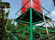 Satgas TMMD Gerak Cepat Pasang Pipa Tandon Sumur Bor, Air Bersih Segera Dinikmati Warga Nagori Limag