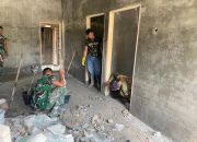 Satgas TMMD Ke-127 Kebut Pekerjaan RTLH, Rumah Warga di Bahapal Mulai Berubah