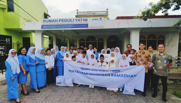 Semangat Berbagi di Bulan Suci, BRI Kanca Pematangsiantar Santuni Anak Yatim Rumah Peduli Yatim
