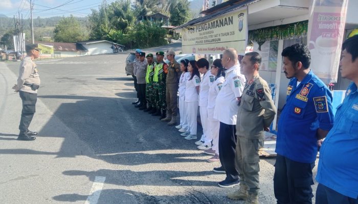 Sinergi Tanpa Batas di Simpang Sitahoan, TNI-Polri dan Instansi Bersatu Jaga Keamanan PAM Ketupat Toba 2026
