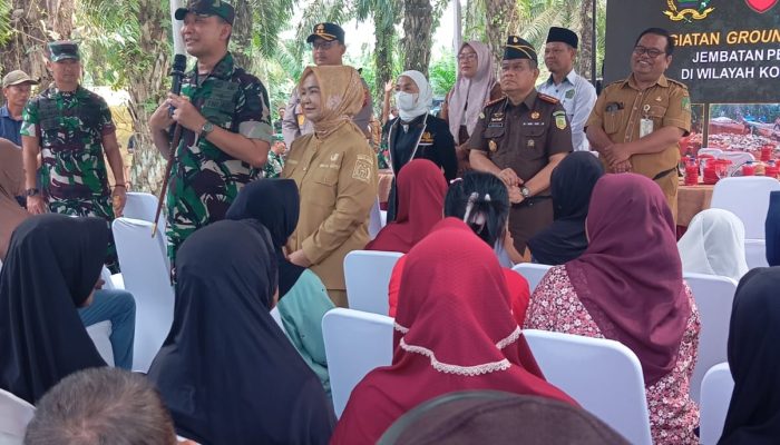 Ground Breaking Jembatan Perintis ,Pangdam I/BB : Dari 320 Jembatan Yang Akan Dibangun,144 Telah Tuntas Dikerjakan