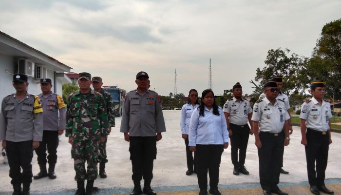 Babinsa Koramil 08/Bangun Ikut Apel Siaga dan Razia di Lapas Pematang Siantar, Wujud Sinergi Jaga Keamanan