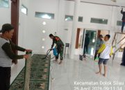 Babinsa dan Warga Bersatu, Masjid Jami’ di Dolok Silau Bersih dan Nyaman untuk Ibadah