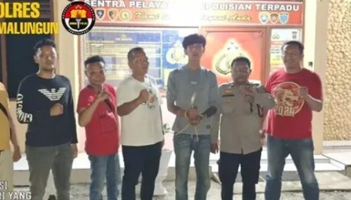 Kerja Keras Unit Reskrim Polsek Gunung Malela Intai Penganiayaan Bersenjata Arit Akhirnya Dibekuk