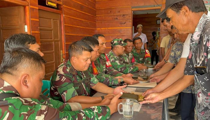 Danramil Sidamanik Pimpin Peresmian Jembatan Merah Putih Aramco di Jorlang Huluan
