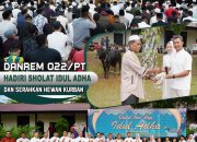 Danrem 022/PT Hadiri Sholat Idul Adha dan Serahkan Hewan Kurban di Makorem