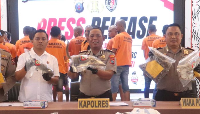 Satreskrim Polres Simalungun Ungkap 69 Tersangka Kasus 3C Semester I 2026, Puluhan Kasus Kejahatan Konvensional