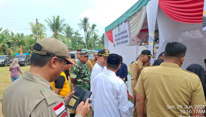 Kolaborasi TNI, Polri dan Pemerintah Daerah, Kunjungan Bupati Simalungun di Bandar Rejo Berlangsung Lancar