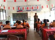 Tanamkan Nasionalisme Sejak Dini, Babinsa Kodim 0207/Simalungun Bekali Siswa SD Wawasan Kebangsaan