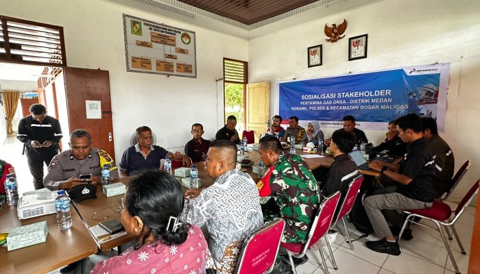 Sosialisasi Bahaya Pipa Gas Digelar di Bosar Maligas, TNI Dorong Warga Pahami Risiko Ledakan dan Kebakaran